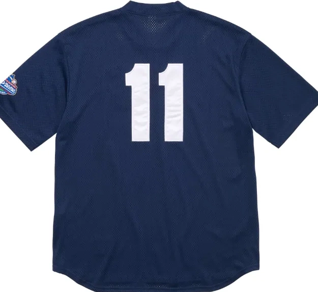 BASEBALL S ¥209 HENLEY 24FW LOGO TEE 0708